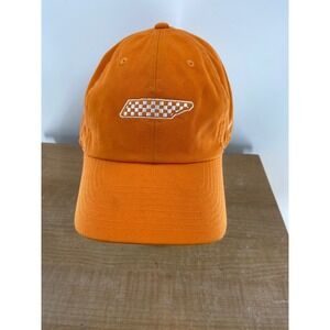 Nike Tennessee Orange Baseball Cap Embroidered Checkered State Logo Adjustable